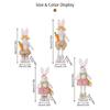 Festival Doll Easter Rabbit Fine Craftsmanships for Warm & Stylishs Party Accent