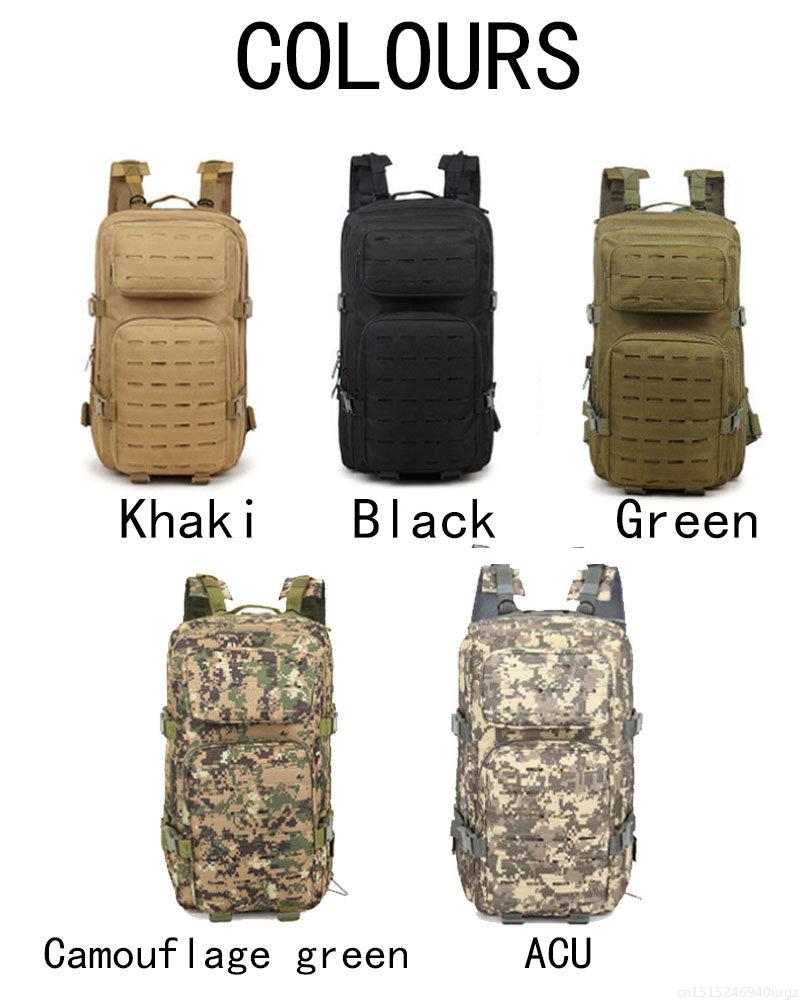Outdoor Climbing Bag Men's Tactical Camping Hiking Fishing Hunting Backpack Camouflage Bags Backpacks