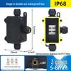 IP68 Waterproof Outdoor Junction Box with Terminals for Street Lights