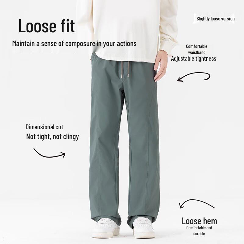 Warrior Men's Casual Wide-Leg Sports Pants