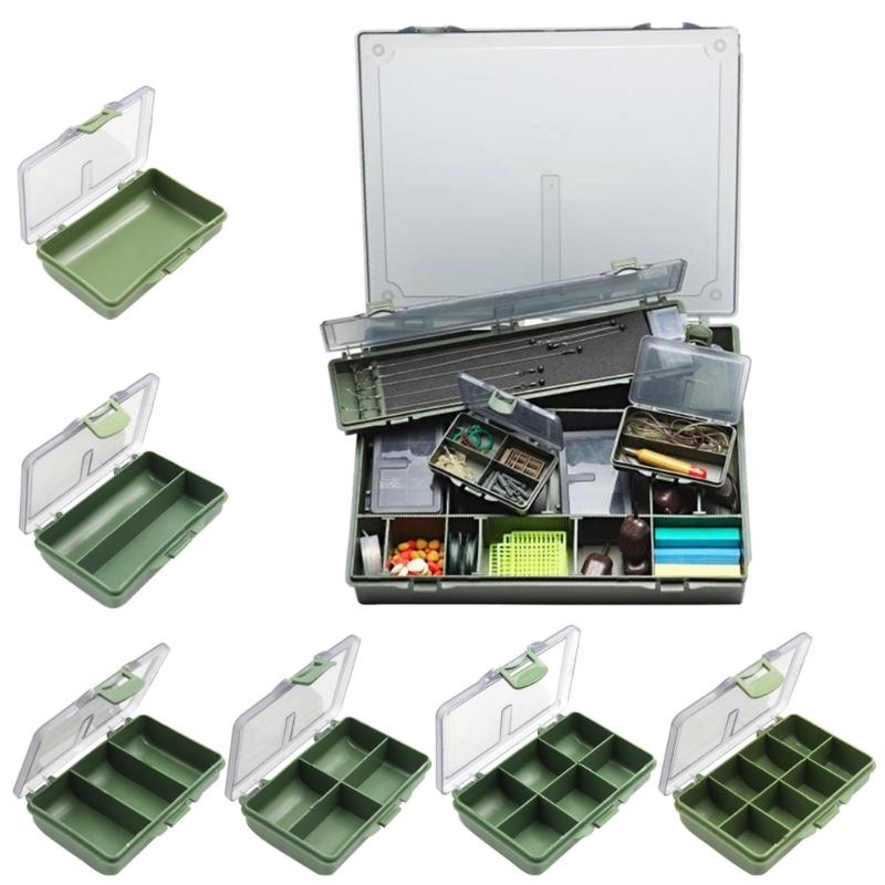 Fishing Tackle Box Hooks Storage Box Carp Fishing Tackle Box Baits Boxes for Fishing Equipment 105x65x24mm Tackle Tools