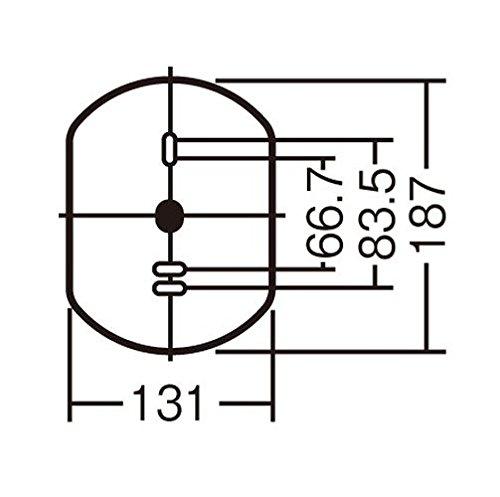 Panasonic LED Porch Light Equivalent To 1 60 Shape Bulb LGW80245LE1 [Construction Required]