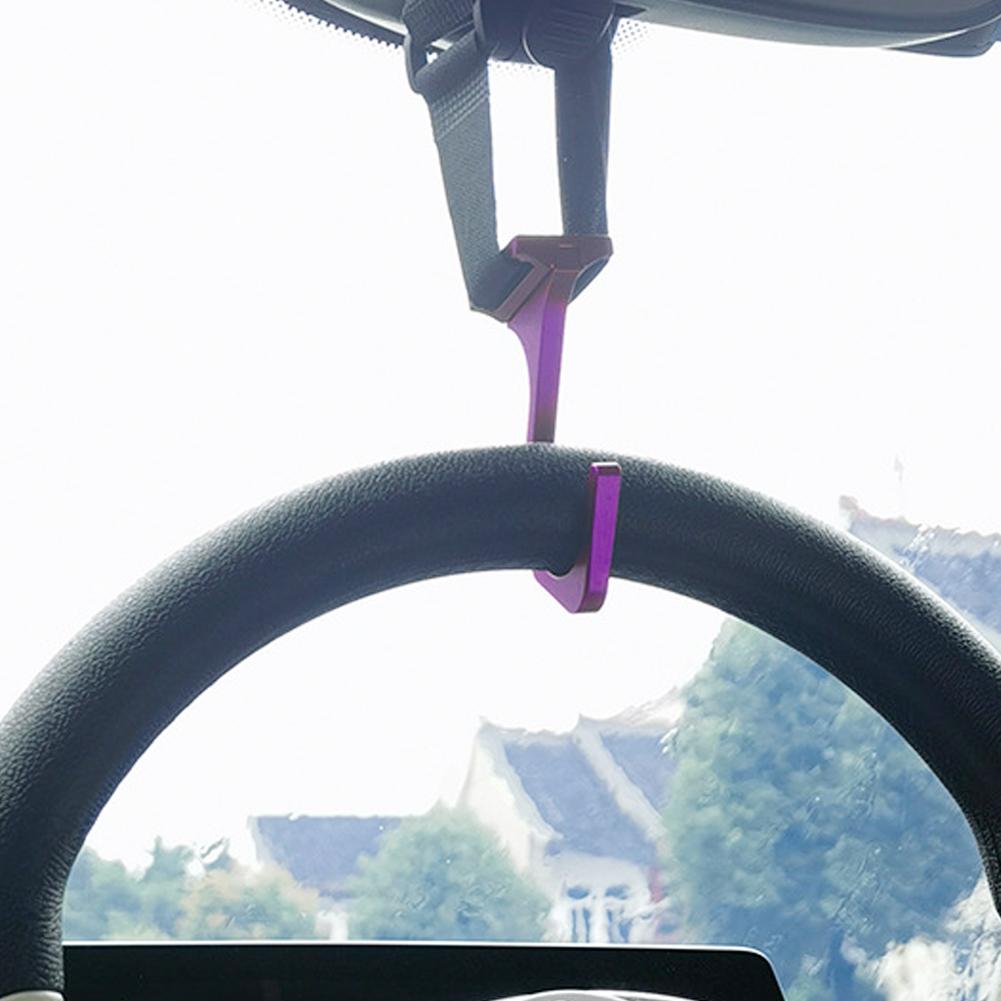 Quick Release Car Steering Wheel Hook Windshield Hanger Mount Auto Interior Organizer Hook for Vehicle Dashboard