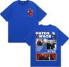 Rapper NATOS WAOR Album Tour Merch T Shirt Unisexs Clothing Hip Hop Pop Music Street T Shirts Oversized Loose Short Sleeve Tshirt