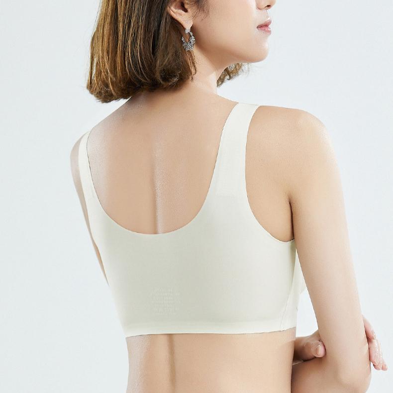 Tank Top Lingerie Women with Bra Pads Simple Bra Gathering and Adjusting Style Sexy Bra