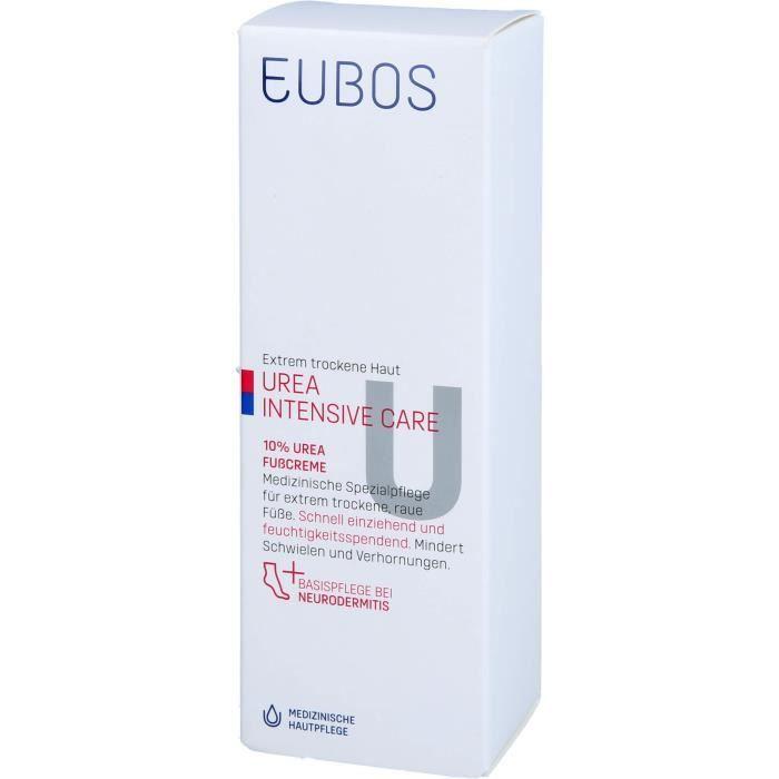 Fußcreme - EUBOS - Harnstoff 10% - 100 ml - Fußpflege - Trockene Haut