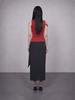 BOUNDARY Glam Ribbed Sleeveless Tee-Shirts Rd_B261Msm113