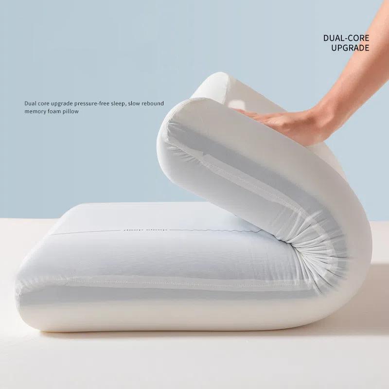 1pcs Gel Memory Foam Pillow with Slow Rebound & Cooling Effect Orthopedic Neck Support Pillow for Sleeping Ergonomic Design