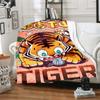 Twelve Chinese Zodiac Signs Pattern Printing Manta Sofa Bed Cover Soft  Blanket Plaid Soft Warm Flannel Throw Blankets Fans Gif