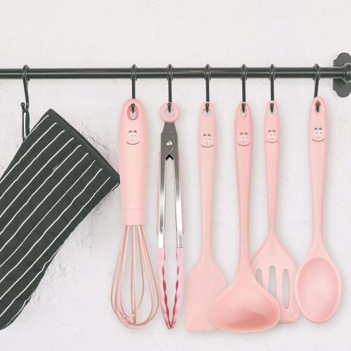 Barbapapa Silicone Kitchen Utensil Set, Pink (Spatula)