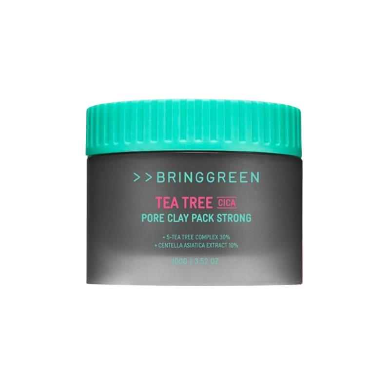 Bring Green Tea Tree Cica Pore Clay Pack Strong Red Bean Scrub
