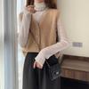 Damen Weste Strickweste Damen Herbst und Winter Pullover Pullover Ärmelloser Pullover Lässige Pullover Weste