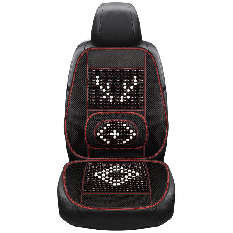 Universal Ventilated Wooden Bead Car Seat Cushion for All Seasons