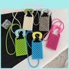 Adorable Korean Style Children's Bag With Pearl Woven Design For Kids Everyday Use