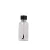 10Pcs 5-100ml Glass Nail Polish Bottle with Brush, Refillable Essential Oil Container, Empty Cosmetic Sample Pot