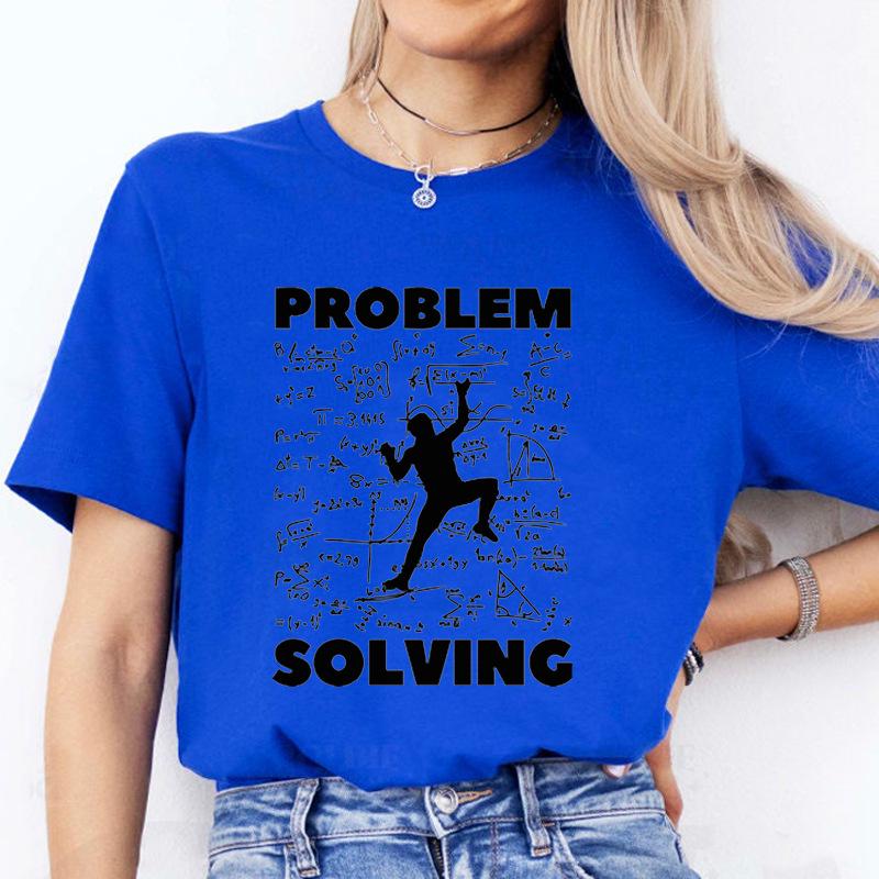 Casual European Fit Rock Climbing Graphic T-Shirt – Loose, Short Sleeve, Fashionable Top