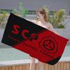 Scp F-Foundation Game  Microfiber Printed Beach Towel Mountain Climbing Yoga Beach Swimming Running Absorbent Soft Towel