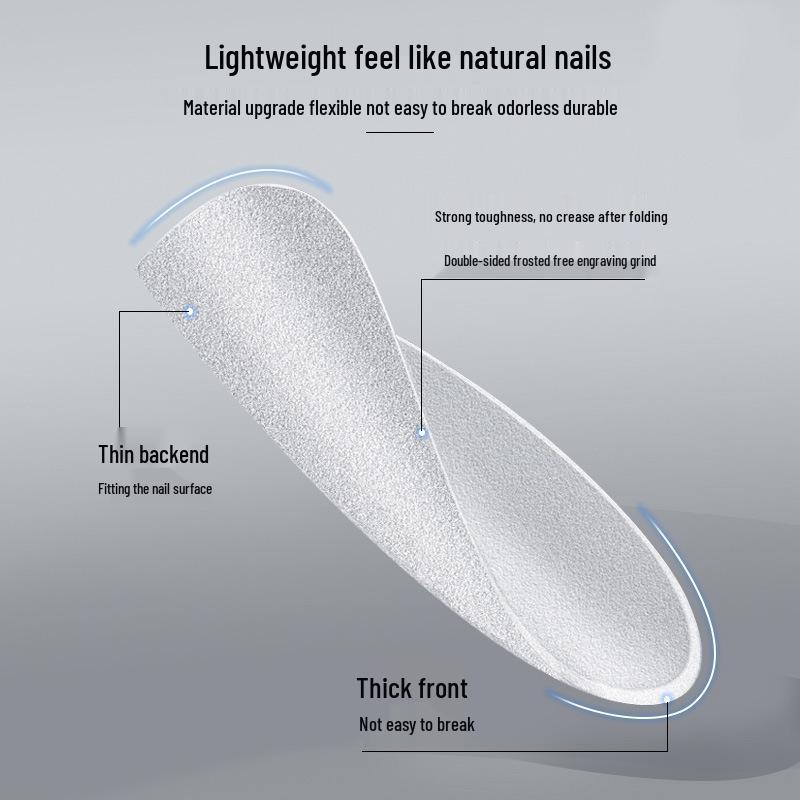 Ultra-Thin Seamless Matte False Nails - Full/Half Cover Extensions, 240 Tips