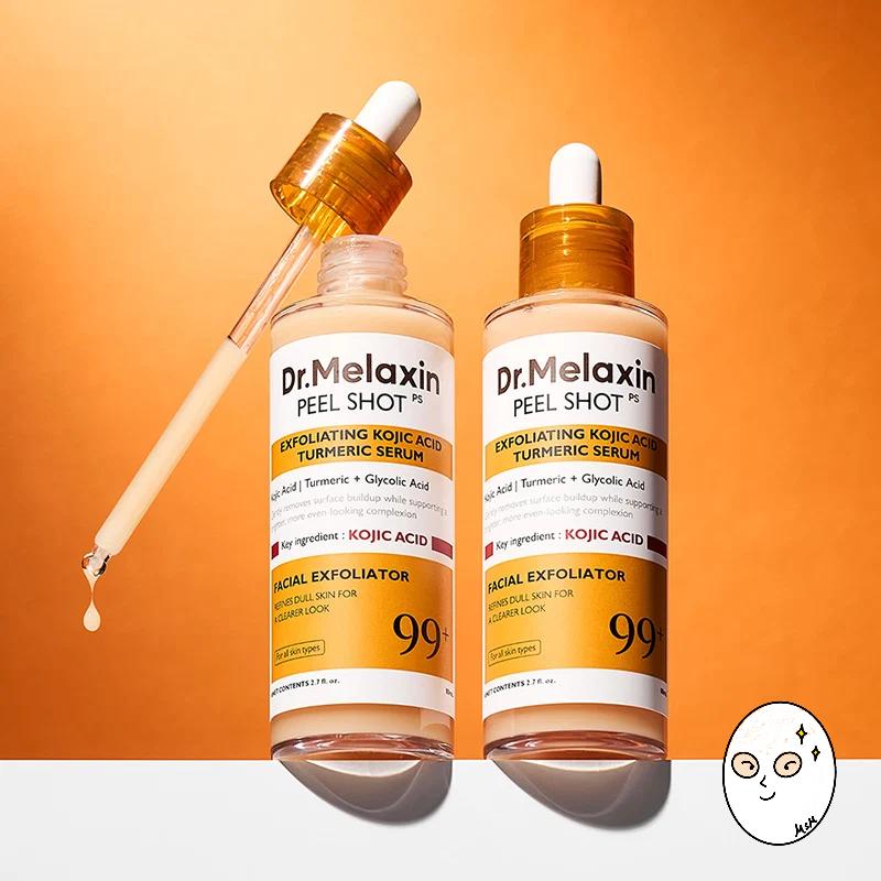 Dr.Melaxin Peel Shot Siero Esfoliante Acido Cogico Curcuma 80ml