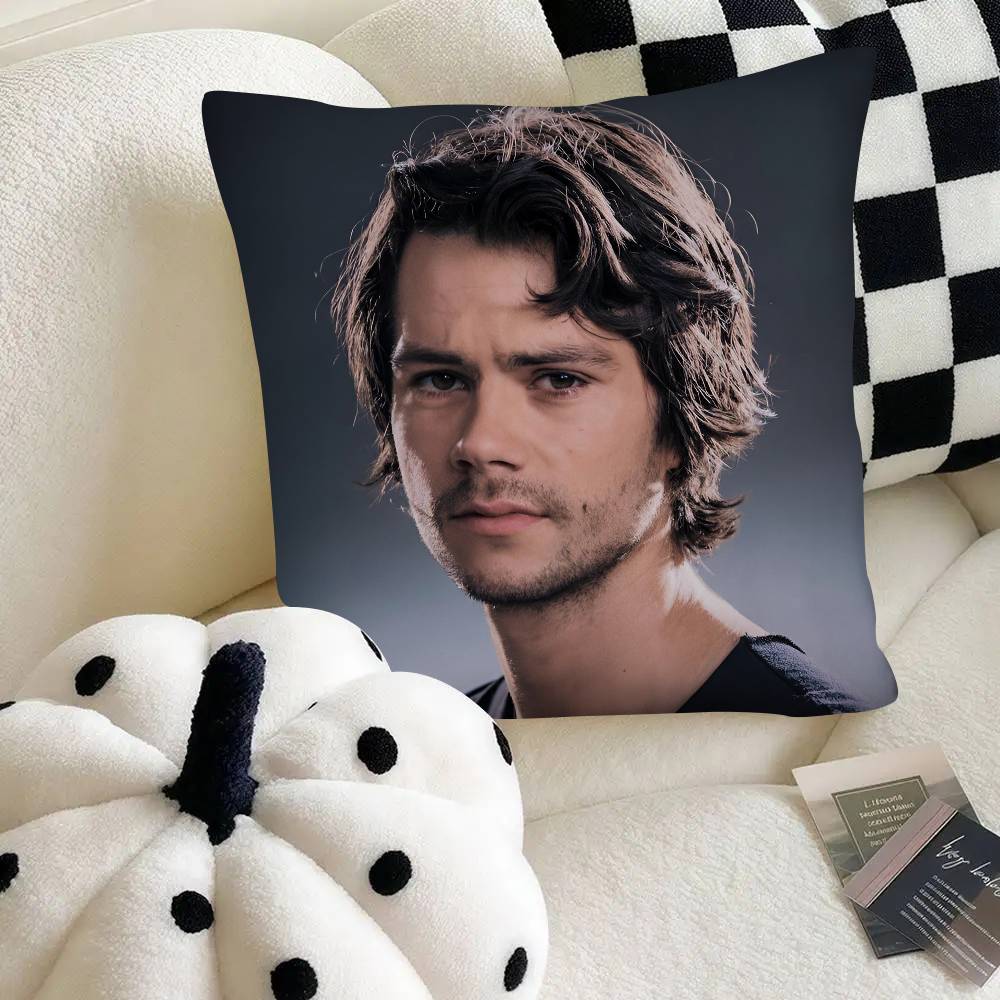 Dylan OBrien Pillow Case Fashion Square Pillowcase Bedroom Sofa Room Ins Decoration Leisure