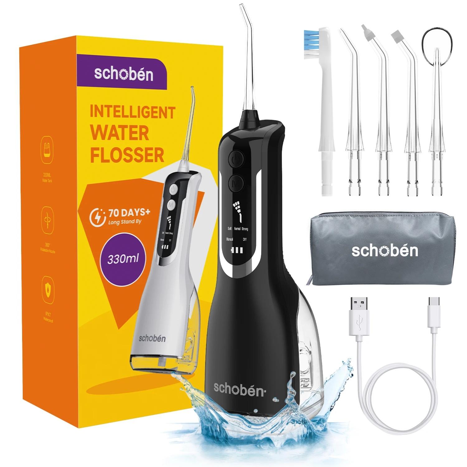 

Электрический ирригатор для полости рта Портативный ирригатор для домашнего использования USB-зарядный стоматологический скалер Высокочастотный импульсный очиститель полости рта