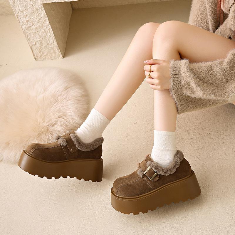 Women's Soft Elastic Winter Warm Cold Padded Snow Boots Thick-soled Non-slip Wear-resistant Outdoor Leisure Sports Cotton Boots