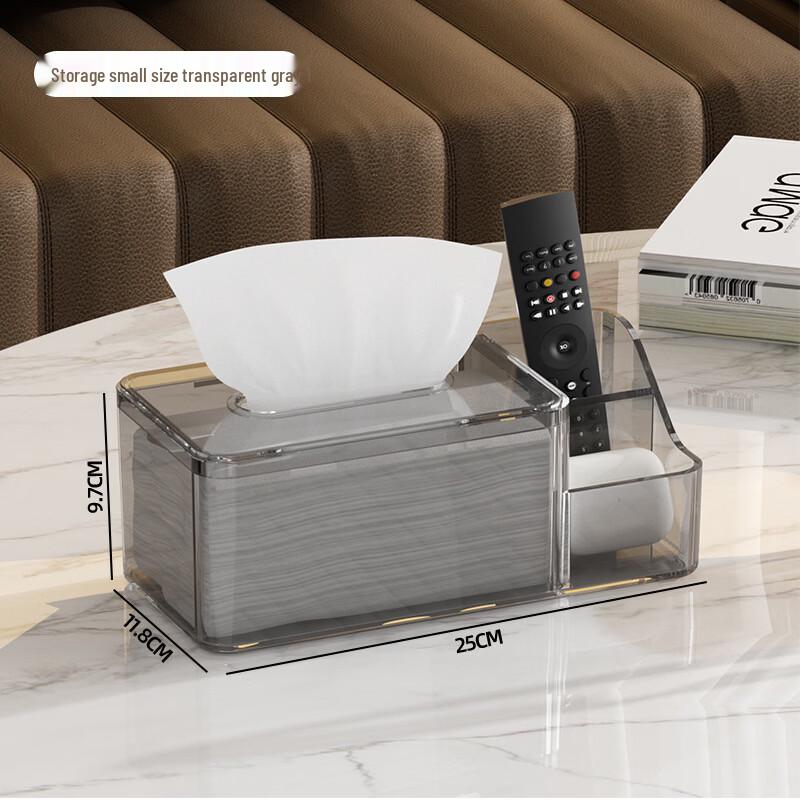 Przezroczyste Pudełko na Chusteczki z Przegródkami