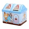 1Pc Cute Bear House Piggy Bank Box Mini Metal Bank Currency Coin Boxes For Children'S Savings Tank Birthday And Christmas Gifts