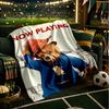 Paddington Adventures Throws Blanket Flannel Blankets Plush for Couch Bed Gifts for Men Women Travel picnic blanket Christmas fan gifts