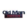 1Pc Old Man Edition Badge Car Logo 3D Sticker Replacement Parts For GM Truck RV SUV Door Trim L6D7
