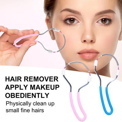 Facial Hair Remover for Women Portable Manual Spring Device for Upper Lip Chin Face Neck Quick Effective Hair Removal Tools