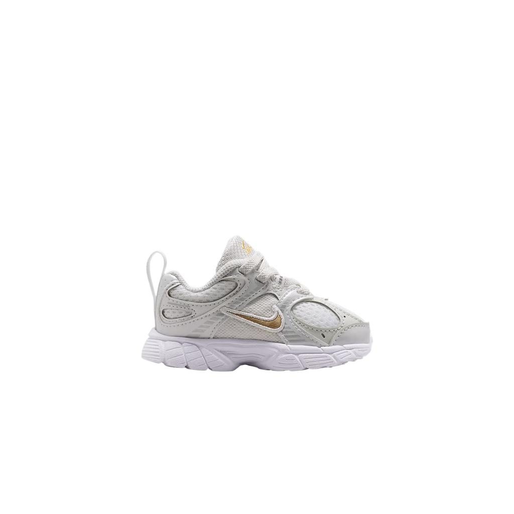 Nike V5 RNR TD White Metallic Gold Baby Sneakers HQ6413104