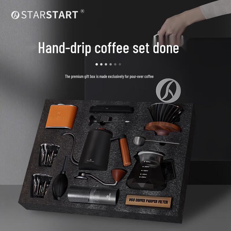 STAR-START Juego de Café Pour-Over de Acero Inoxidable