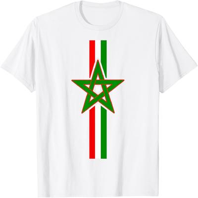 Marokkaanse Vlag Marokko Voetbalshirt voor Mannen Vrouwen Jongens Meisjes T-shirt