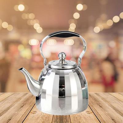 Roestvrijstalen Theepot Anti-brandwond Handvat Huishoudelijk Snel Kokend Roest met Zeef Kookplaat Thee