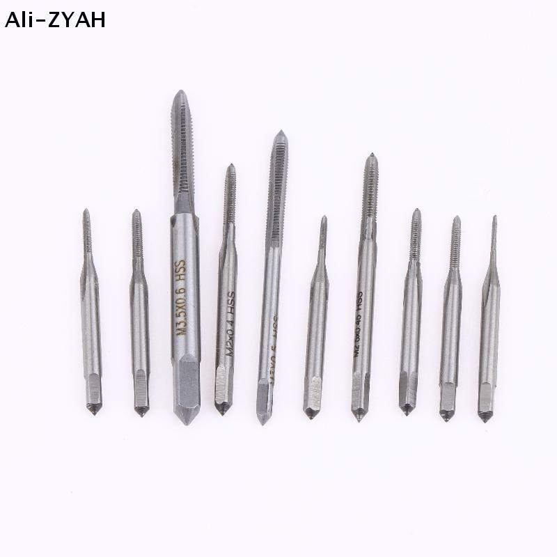 10pcs Mini M1 To M3.5 Machine Hand Tap Thread Wire Tapping Threading Taps For Machining Nuts Or Other Common Thread