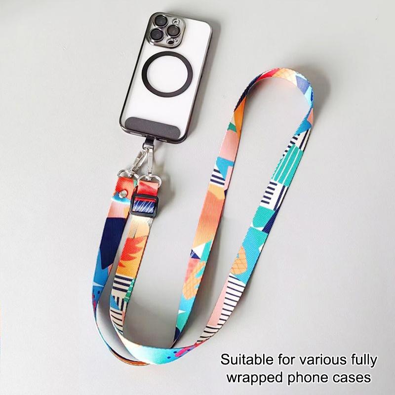 Secure Phone Protection with Adjustable Mobile Lanyard, Crossbody Strap, Anti-Loss Rope, and Key Gasket