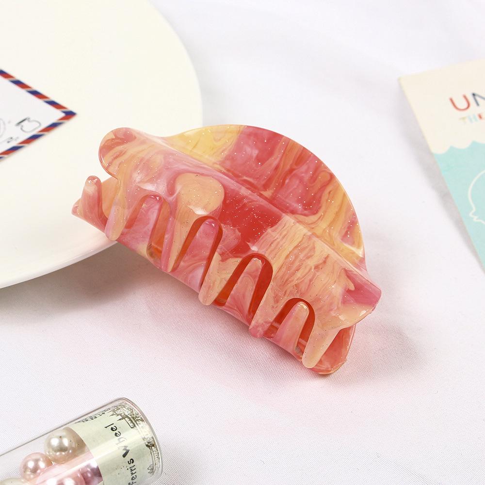 Nowy Akrylowy Klips do Włosów Klips Szczękowy Eleganckie Kolorowe Klipsy do Włosów dla Kobiet Szczęka do Włosów Wsuwka Dziewczęcy Klips Szczękowy Klips do Włosów Akcesoria do Włosów