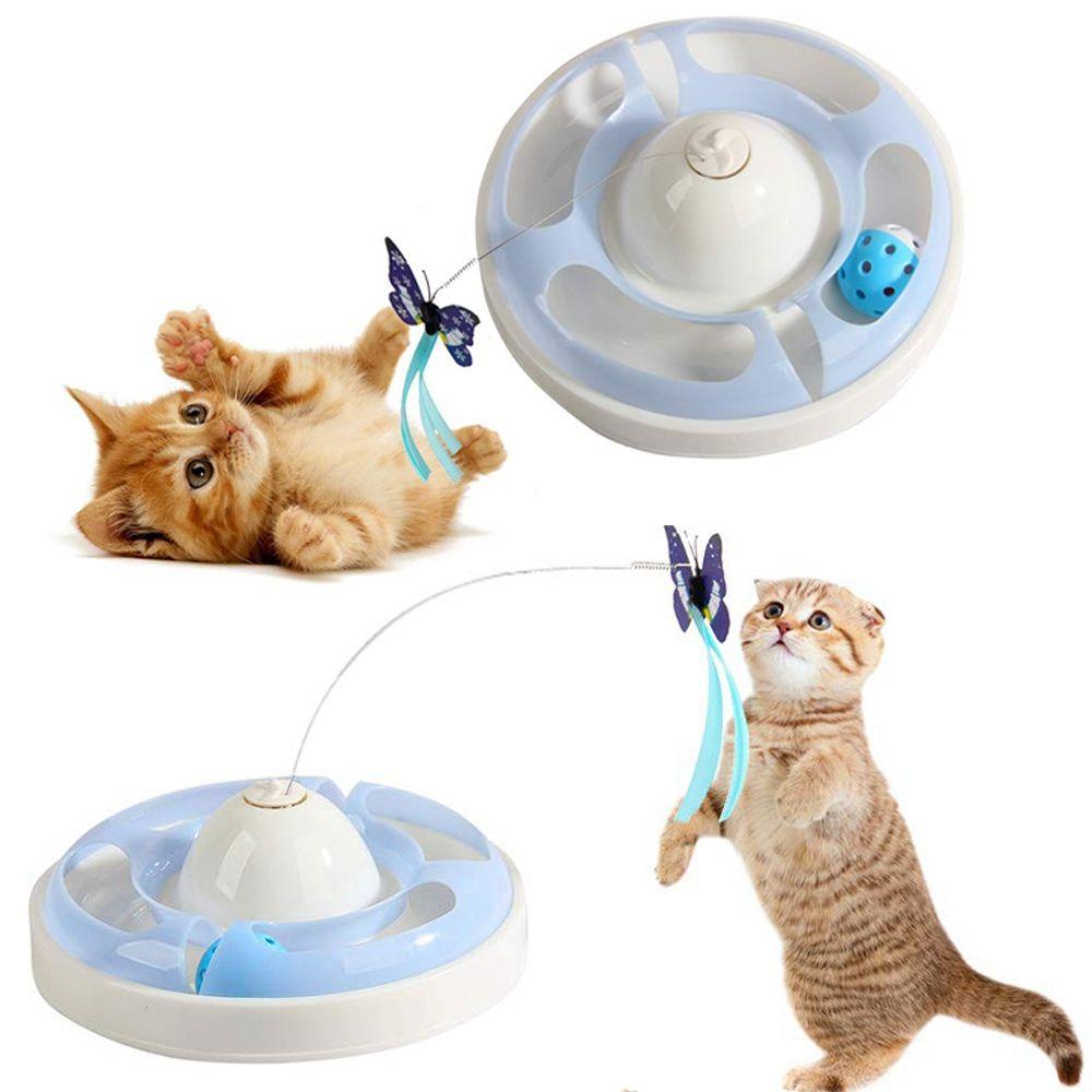 cat butterfly ball