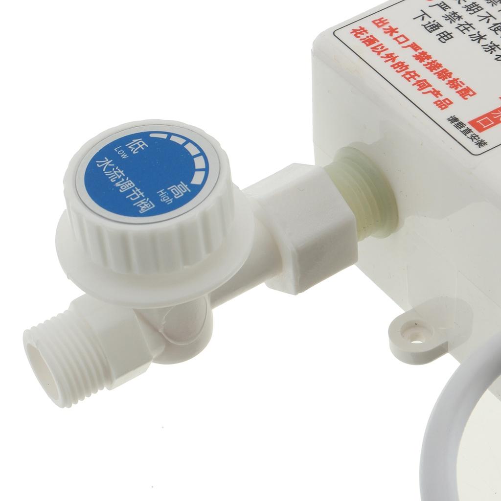 3800W Bathroom Electric Water Heater Hot Shower Temperature Display Instant Hot Water Tankless Instant Water Heater 220V