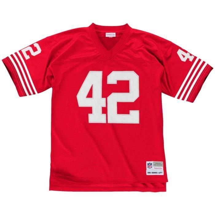 Maillot NFL Legacy - Mitchell & Ness - San Francisco 49ers 1990 - Rouge - 100% Polyester - Homme