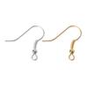 100 Pcs Silver Gold Fishhook Earring Hooks Hypoallergenic Ear Wires Fish Hooks