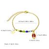 Fashion Versatile Cat Eye Oil Dripping Shell Stainless Steel Bracelet For Women