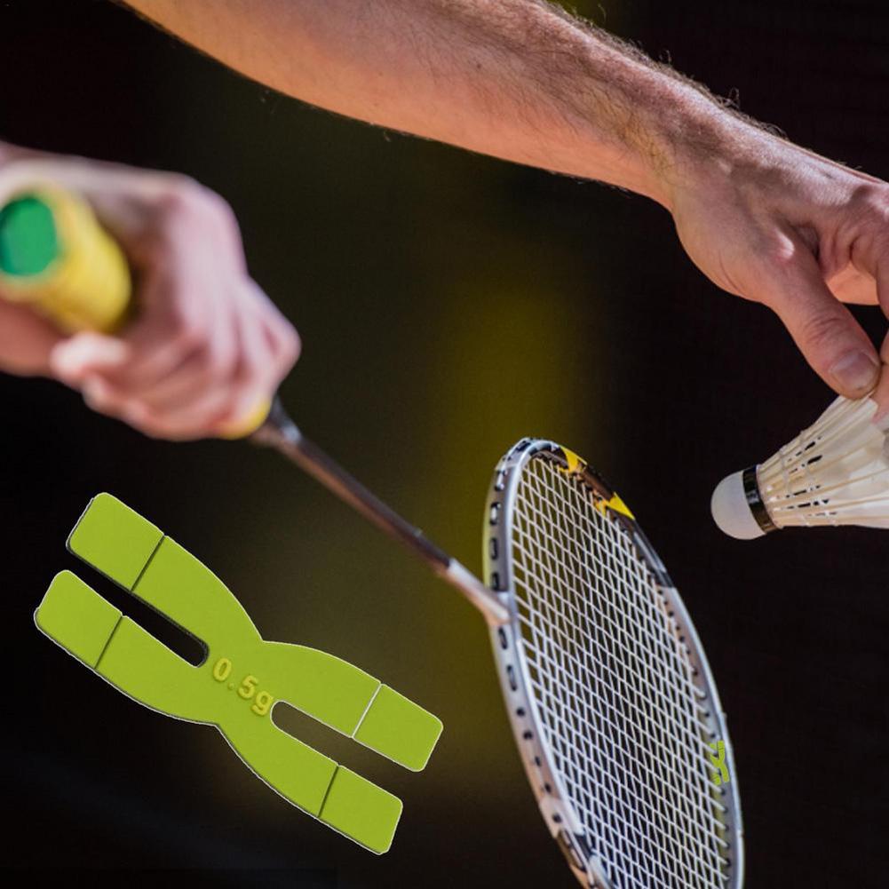 4pcs 0.5g Badminton Racket Weight H-shape/i-shape Design Racket Head Balance Strips For Weight Balance