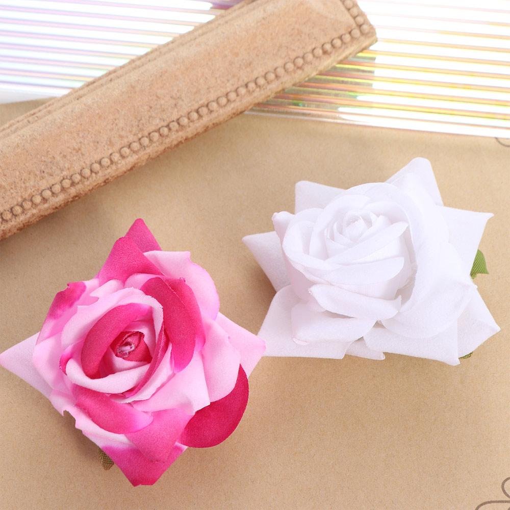 Dovolená Pokrývka hlavy Květina Spona do vlasů Dívka v bohémském stylu Spona do vlasů Růže Květina Spona do vlasů Přímořská