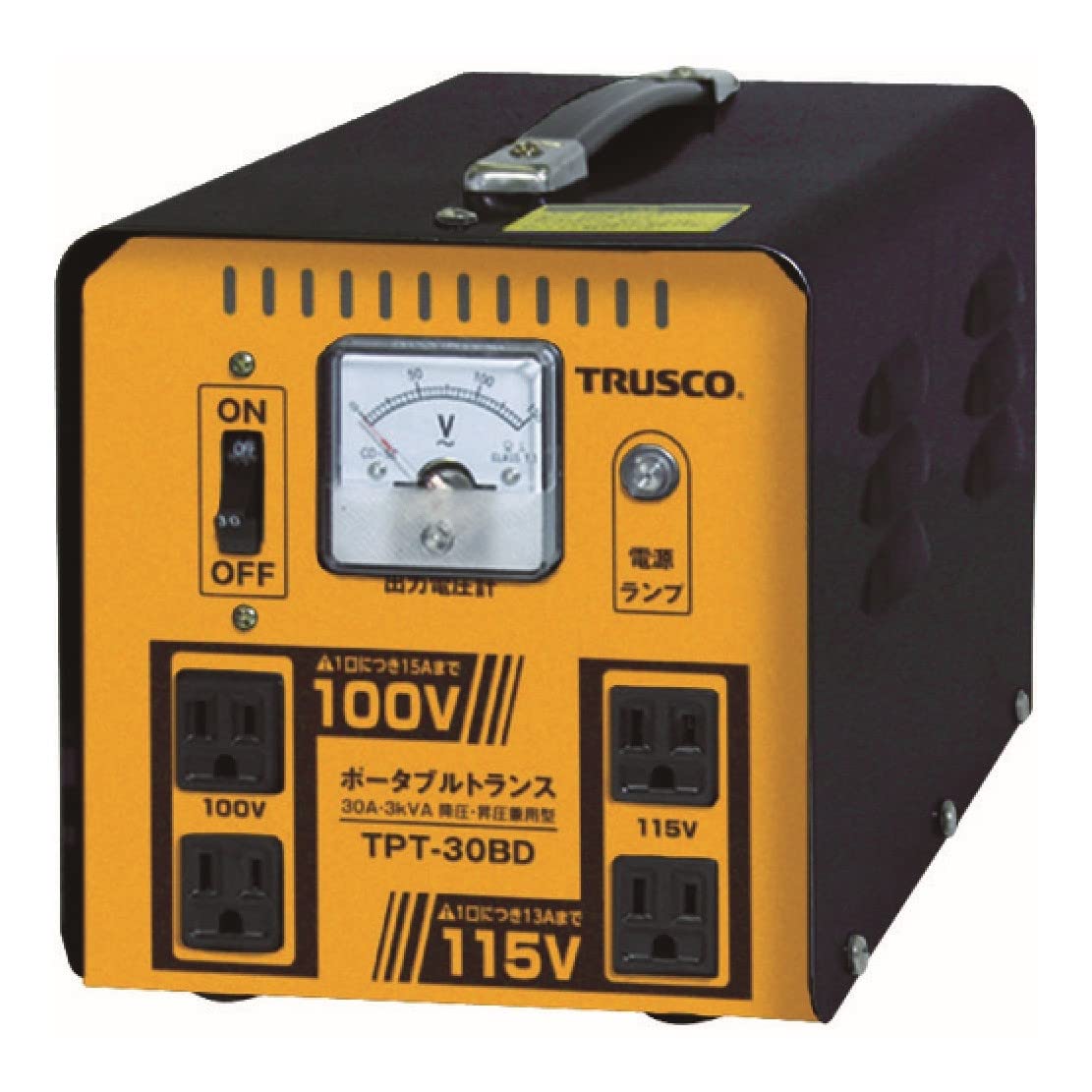 

TRUSCO Portable Transformer 30A 3kVA Type Buck/Boost TPT-30BD