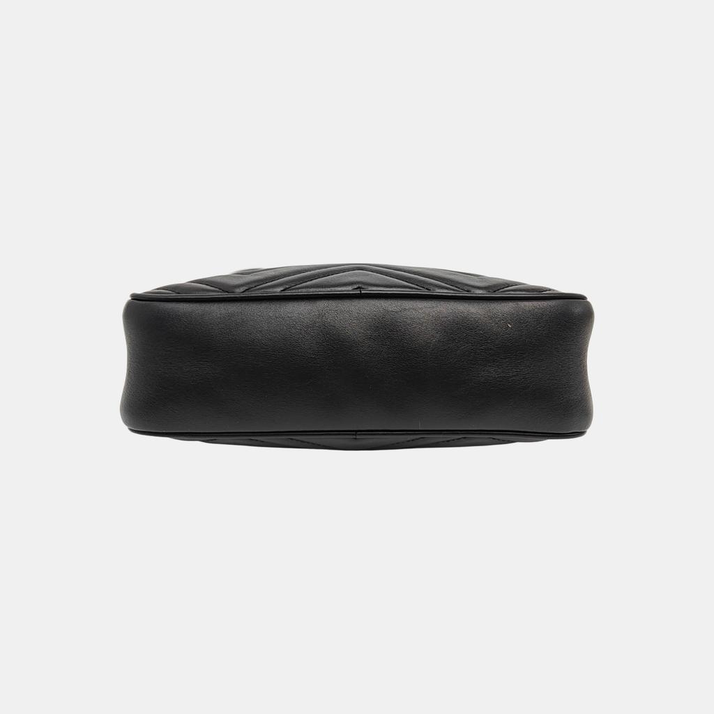 [Usato] Borsa a Spalla Gucci GG Marmont Piccola Matelassé 'Nero' - Ottime Condizioni #L8Z1FJ