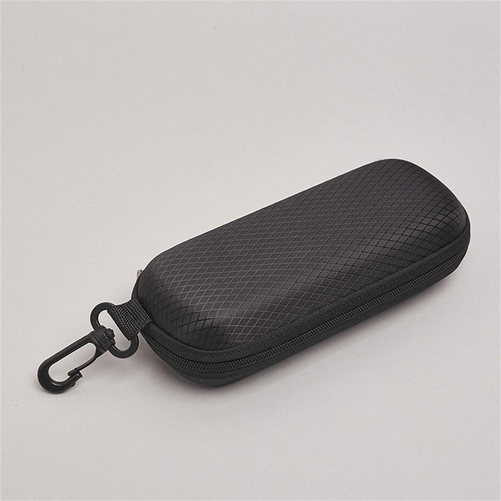 1pc Portable EVA Glasses Case with Carabiner Hook Colorful Sunglasses Hard Case Zipper Eyeglasses Protector Box Holder New 2025