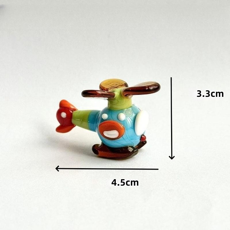 

Креативный Ручной Работы Стеклянный Вертолет Мини Милое Украшение Персонализированный Настольный Предметы для Гостиной Подарок