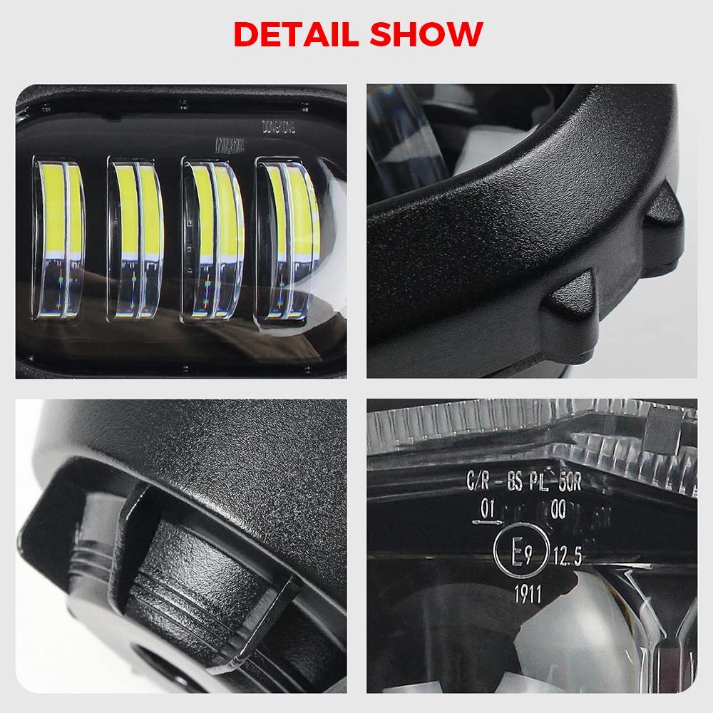E9 Motorcycle LED Headlights for BMW F650GS F700GS F800GS F800R ADV GS F800 R Lights Complete LED Headlights Assembly 2008-2018